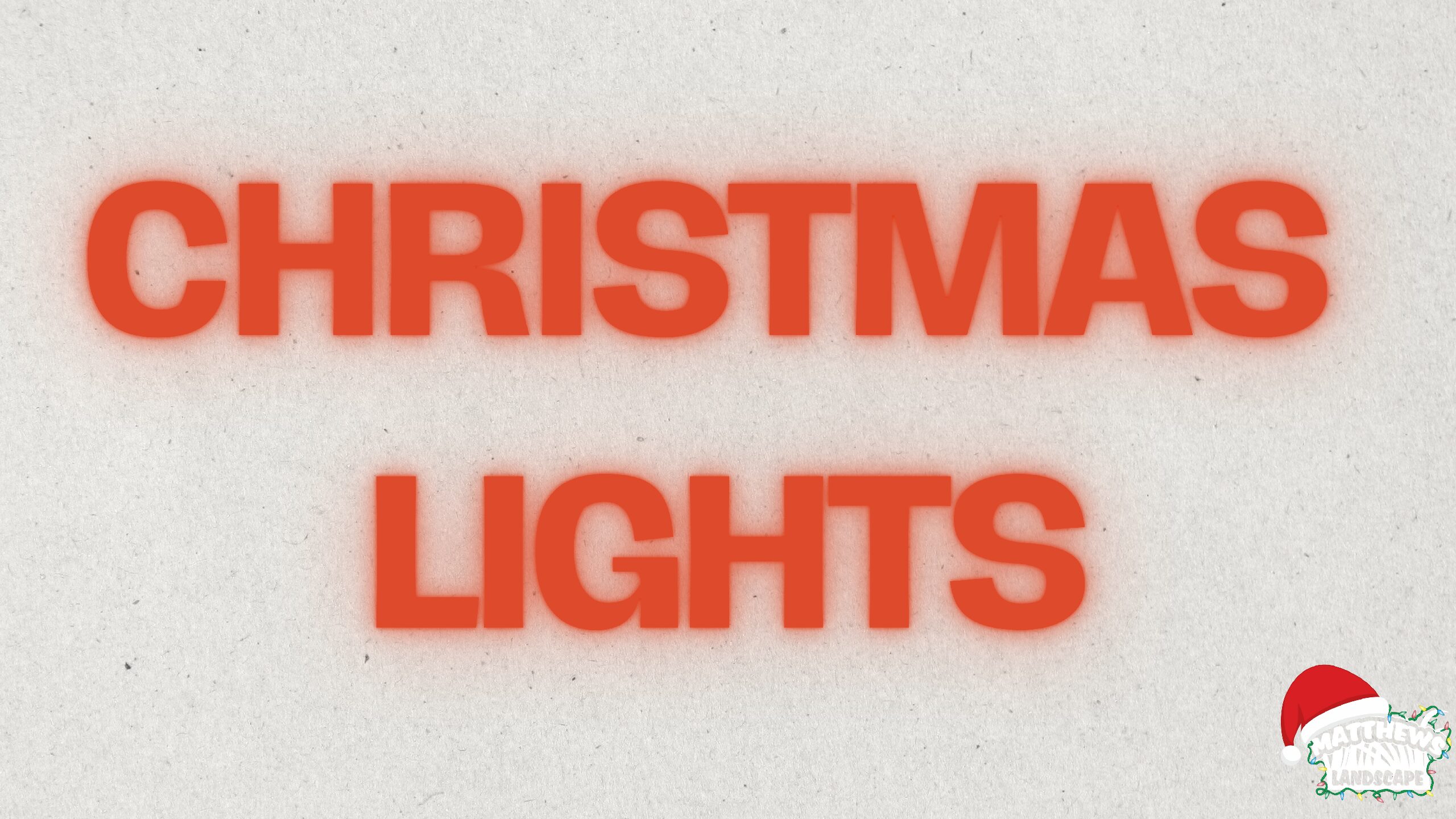 “Honey Look on the Television! It’s Matthews Christmas Lights!”